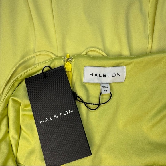 Halston Heritage Lemon Midi Dress - Picture 13 of 15